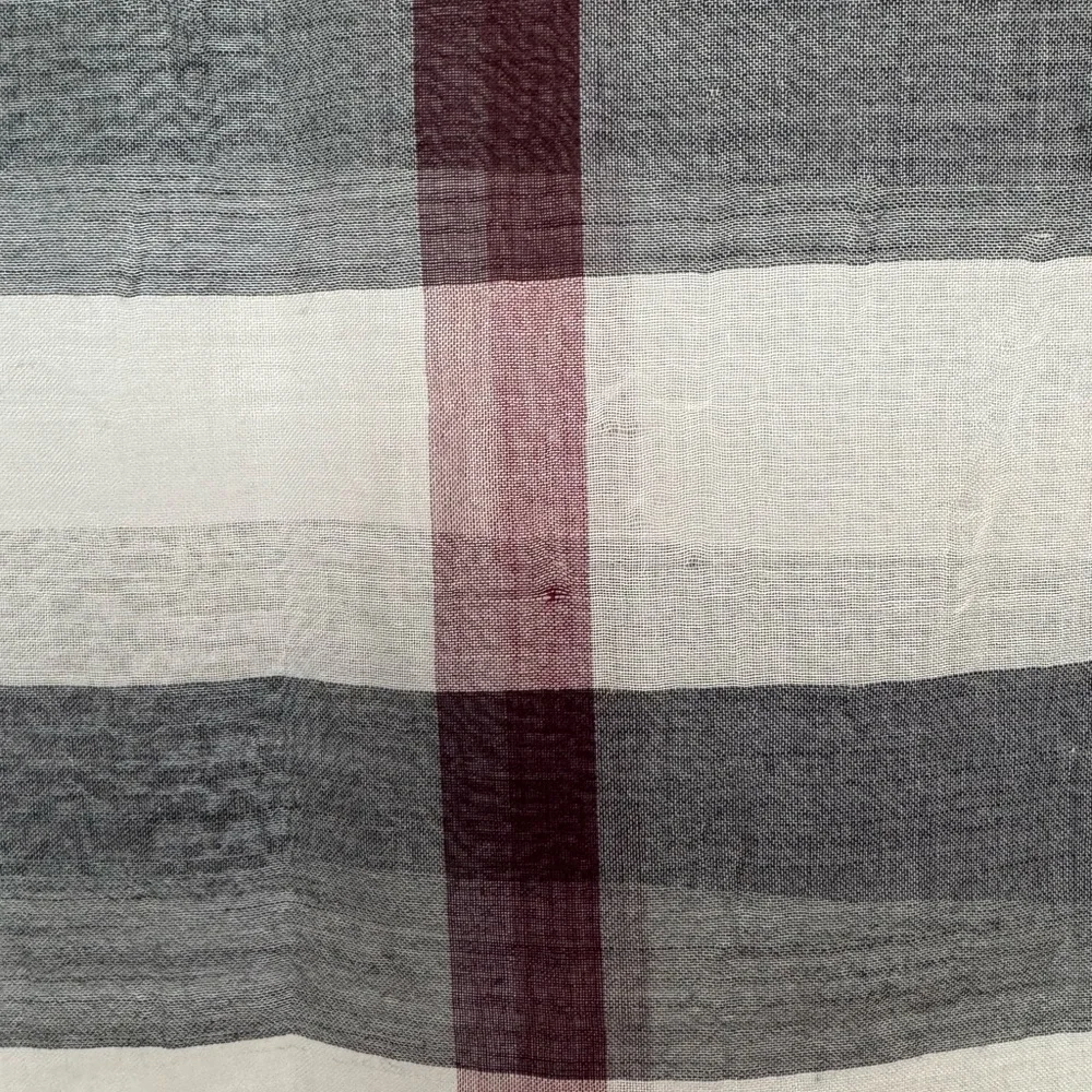 BURBERRY Women’s Plaid Multicolor Scarf - Picture 10 of 11